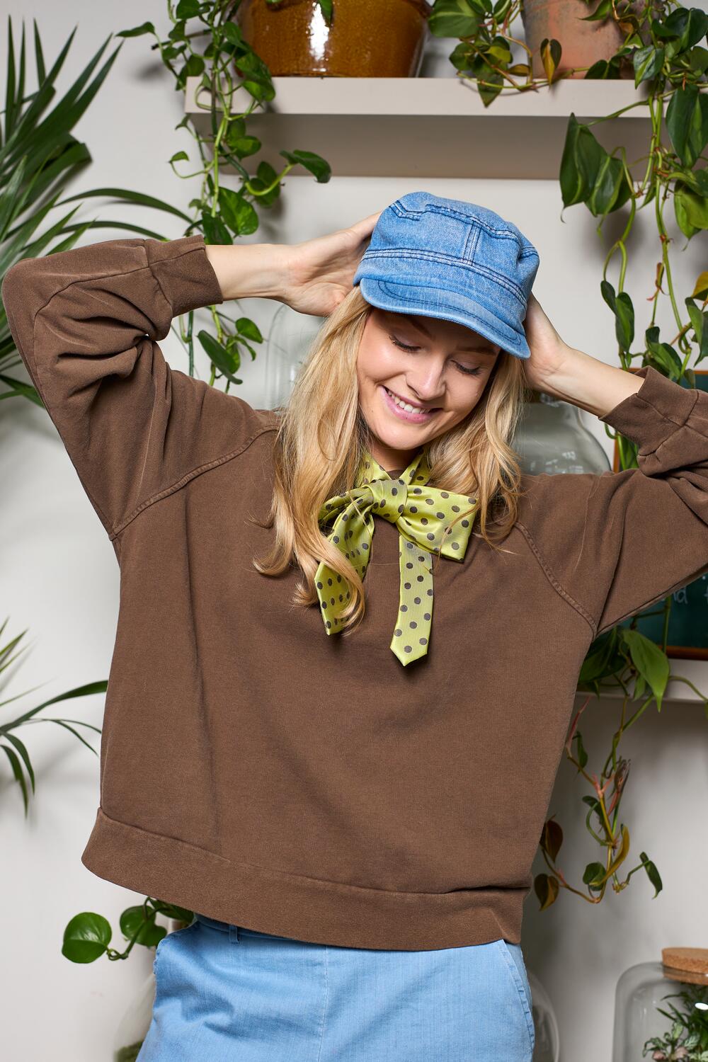 Glenna kasket - Denim